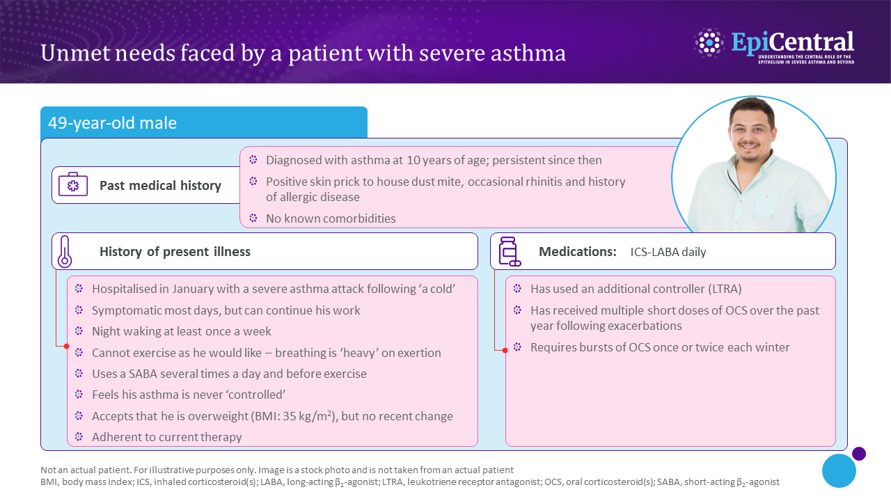 Epicentral case study - Unmet needs faced by a patient with severe asthma